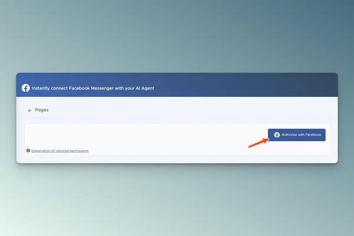 connect with facebook messenger